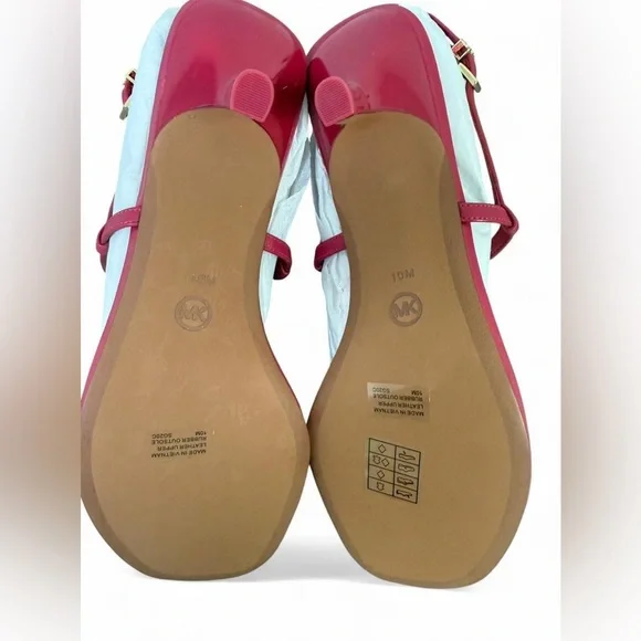 Michael Kors Tasha T-Strap Sandals DK Raspberry - Picture 4 of 4